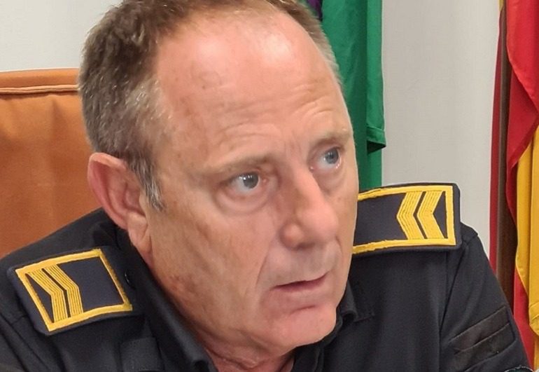 Intendente Mayor Juan Antonio Ferrer 2º jefe de la Policía Local de Málaga
