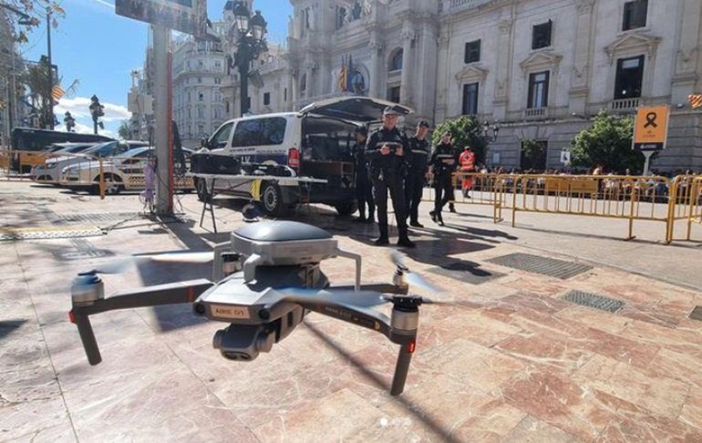 Unidad de Drones de la Policía Locla de Valencia