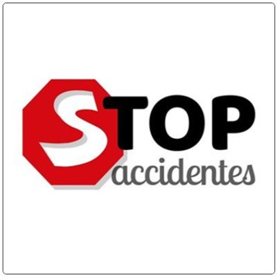 Logo STOP Accidentes. Lucha contra la violencia vial