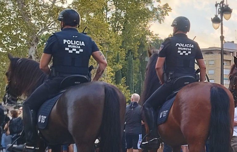 Caballería de la Policía Local de Murcia: despliegue y capacidades