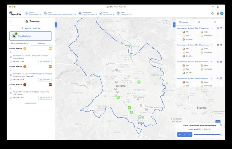 Plataforma de gestión de emergencias basada en impacto