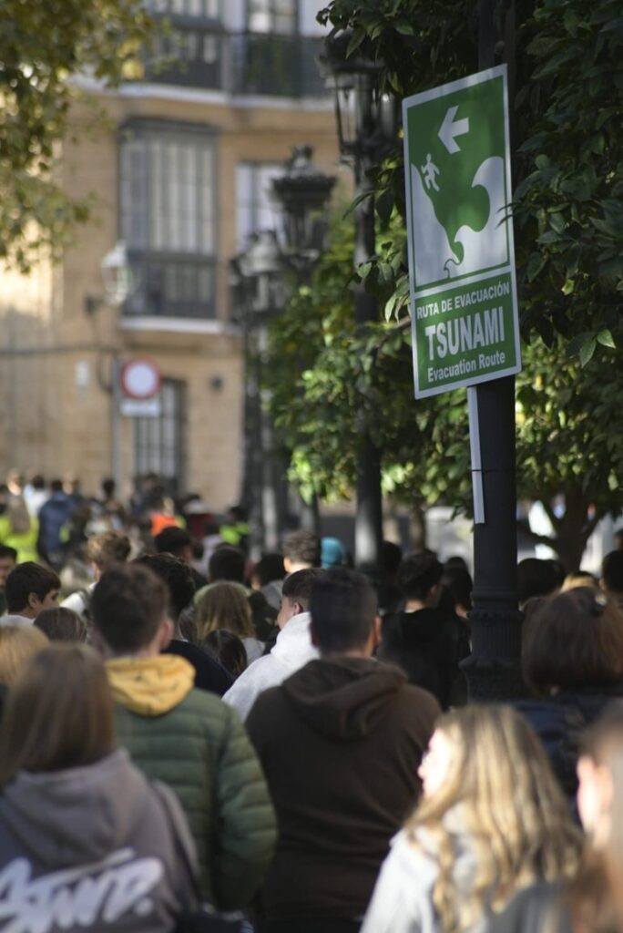Simulacro de maremoto en Cádiz durante el ejercicio RespuestA-25