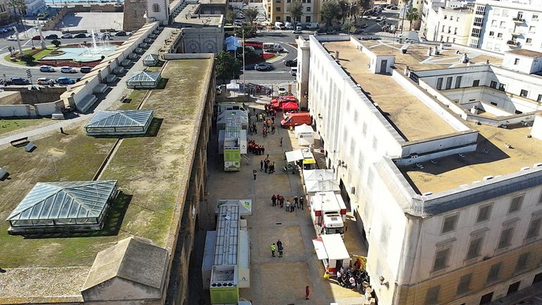 Simulacro de maremoto en Cádiz durante el ejercicio RespuestA-25