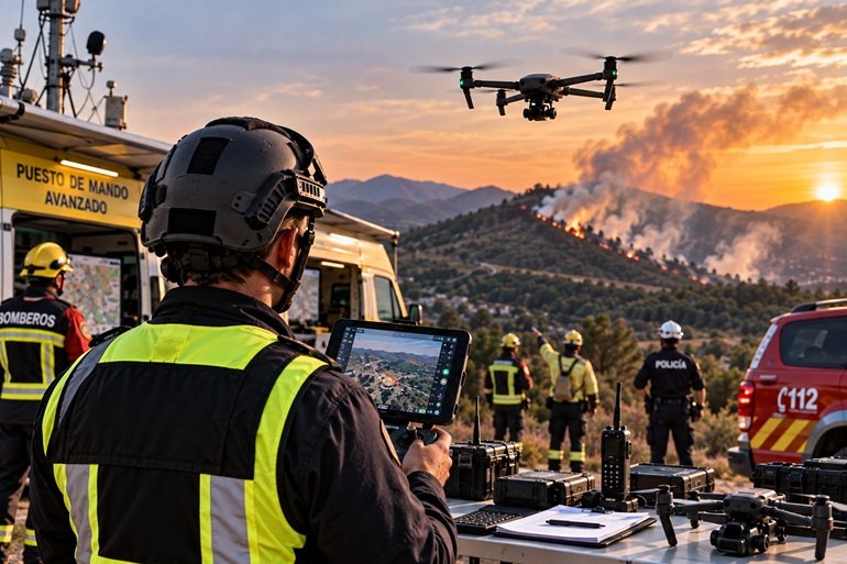 Drones en seguridad y emergencias: hacia la madurez operativa