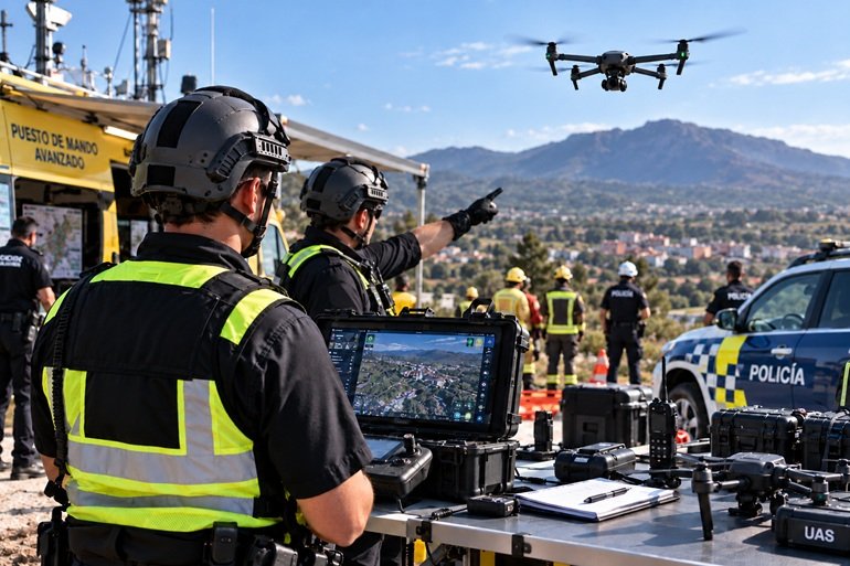Drones en seguridad y emergencias: hacia la madurez operativa.
Entrevista a Joan Pérez Arteaga, inspector-jefe de Policía Local y coordinador de formación de pilotos de drones en seguridad y emergencias en la UAB-EPSI