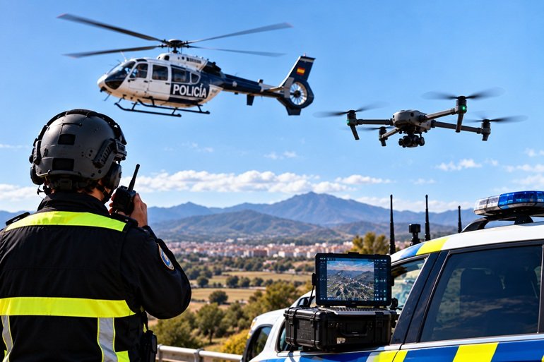 Drones en seguridad y emergencias: hacia la madurez operativa. Entrevista a Joan Pérez Arteaga, inspector-jefe de Policía Local y coordinador de formación de pilotos de drones en seguridad y emergencias en la UAB-EPSI