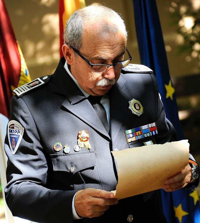 Federico Gómez Sáez, médico e intendente jefe de Policía Local jubilado.
